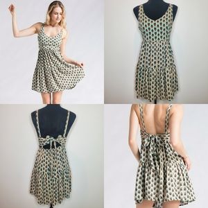 Tea & Cup | Sun Dress Chevron Blue Green Orange